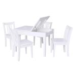 Tykes Collection - Mission Lift Top Storage Table and Chairs in Pure White - JT08-2532L