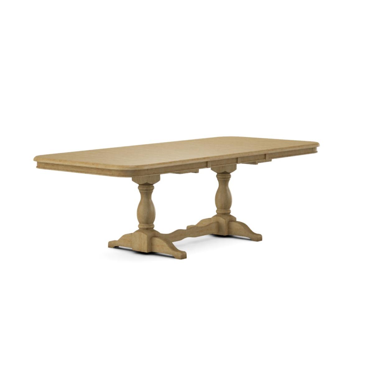 Double Butterfly Leaf Table Top w/ Double Pedestal Base - T-4268XBT - Image 36