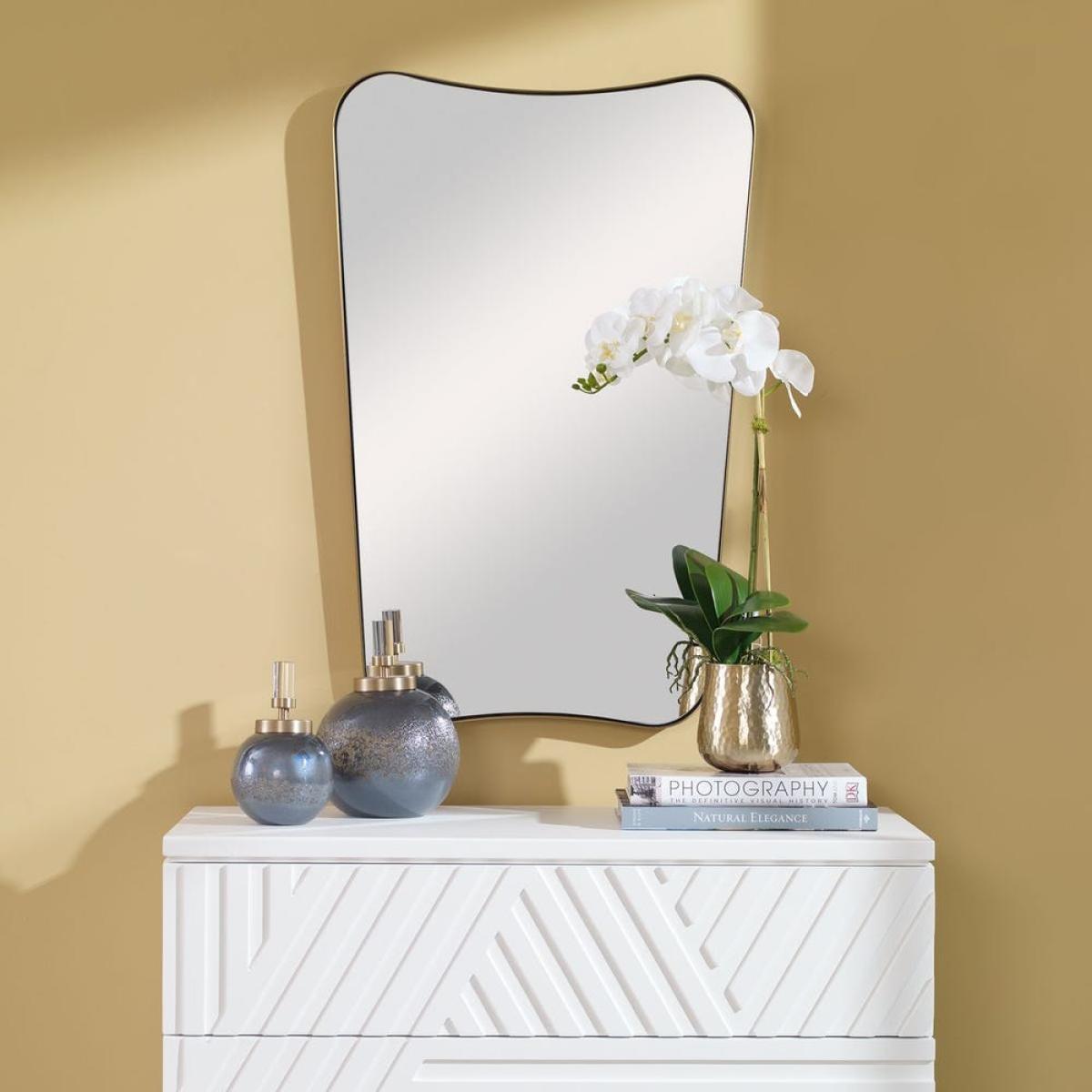 Belvoir Mirror, Brass - Image 4