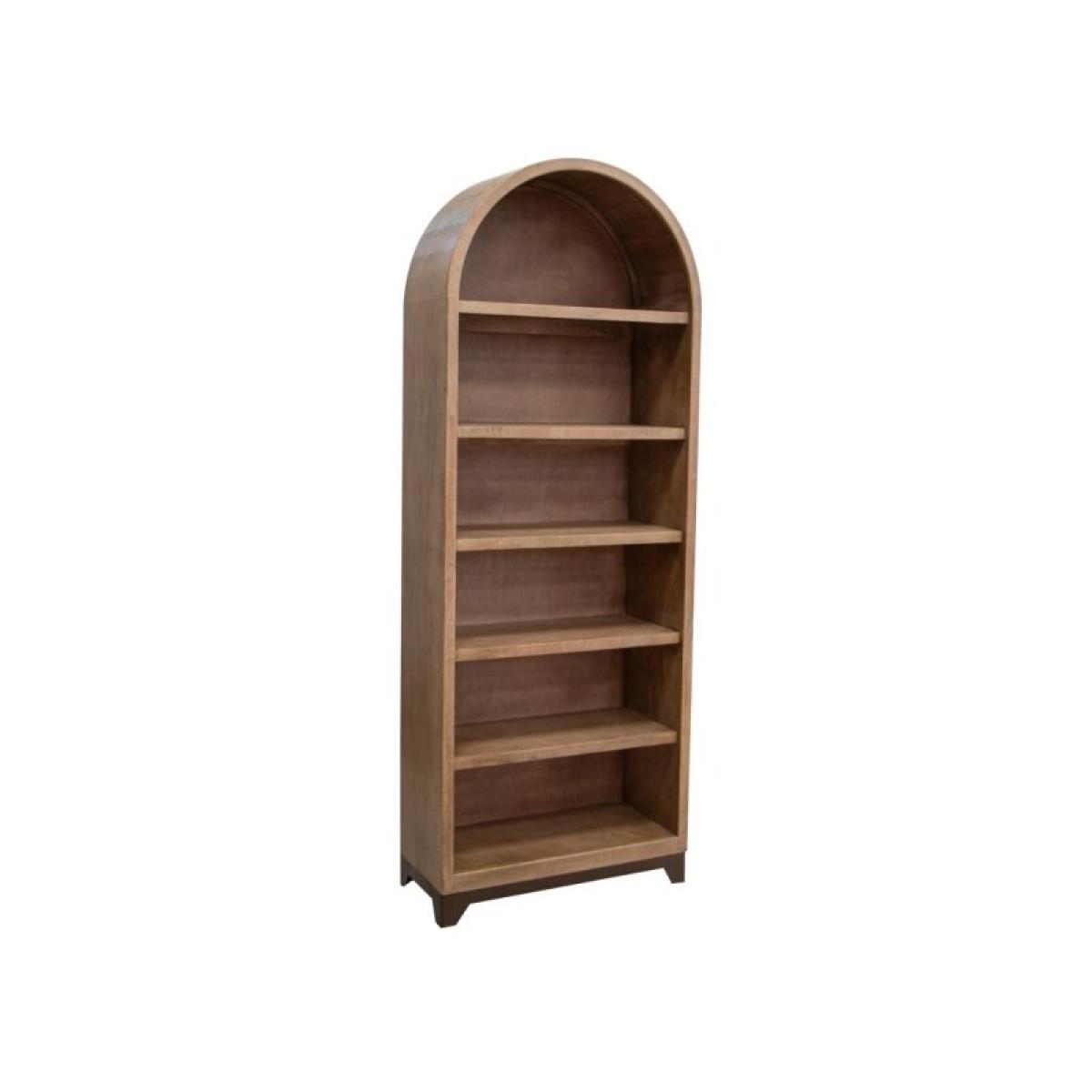 6 Shelves Bookcase - Natural Parota - Image 2