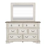 King California Sleigh Bed, Dresser & Mirror - Image 5