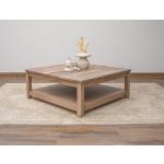 Square Cocktail Table - Natural Parota - Image 3