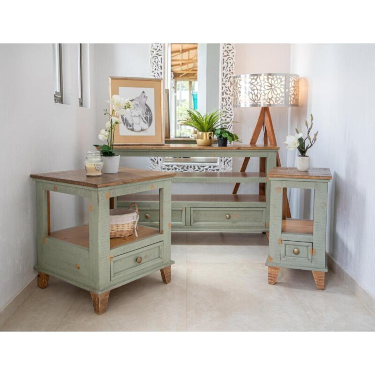 2 Drawer Sofa Table - Toscana - Image 3