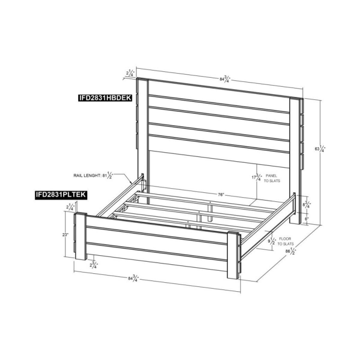 6/6 Eastern King Headboard - Merida - Image 5