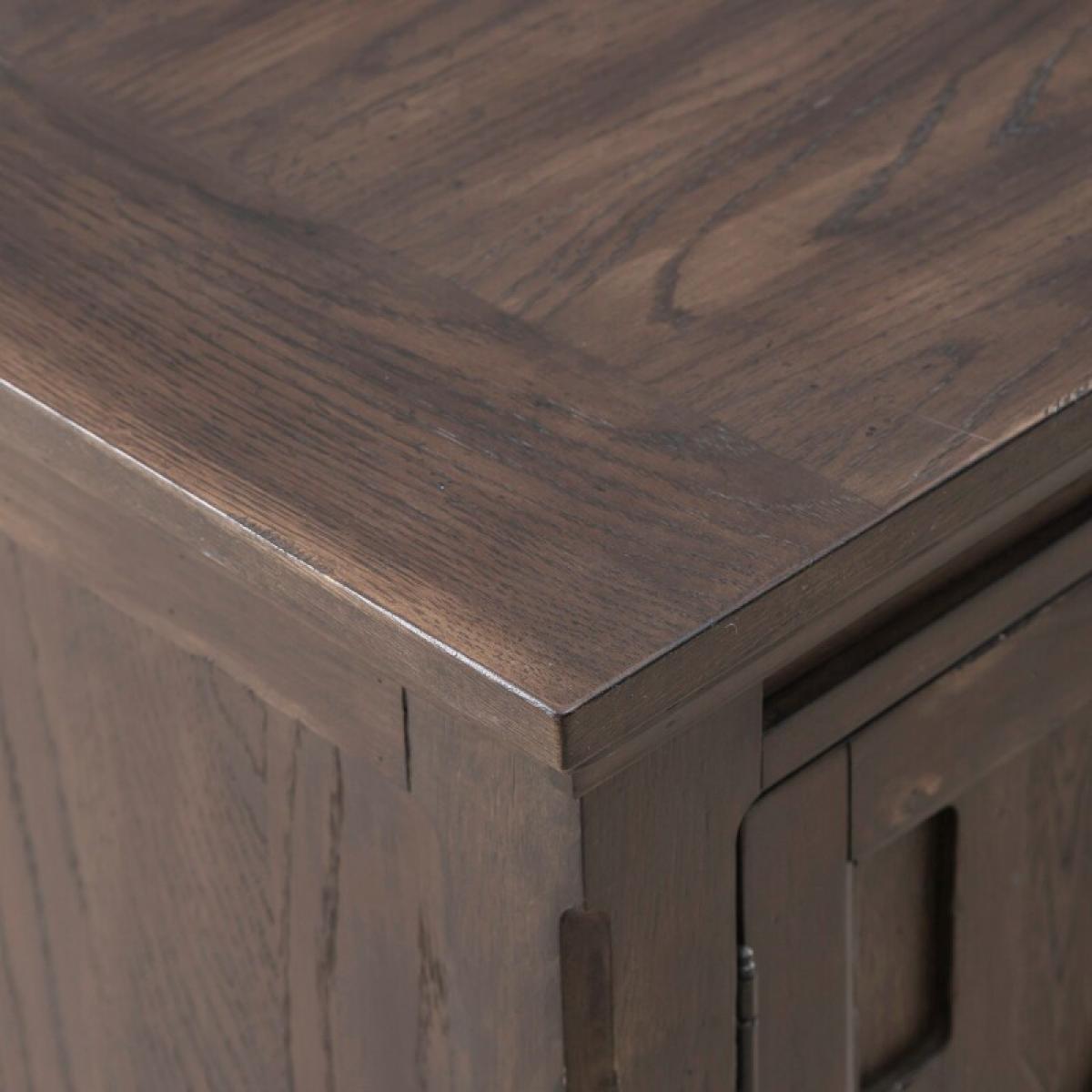 Paradise Valley 2 Door Bedside Chest w/ Charging Station - Image 9