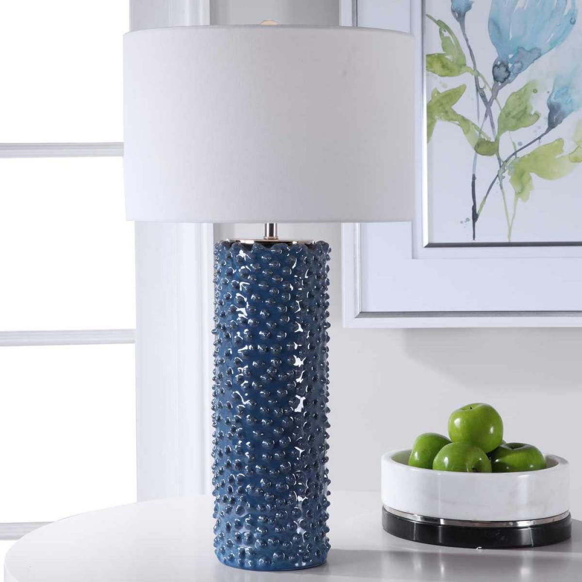 Ciji Table Lamp, Blue - Image 4