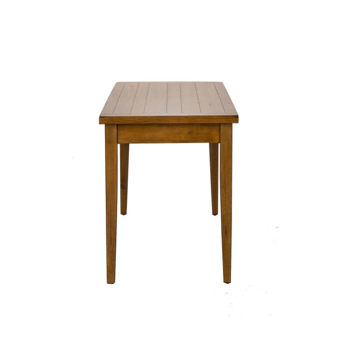 Treasures Rectangular Leg Table - Oak - Image 5