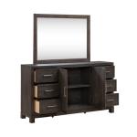 Modern Edge Dresser & Mirror - Image 7
