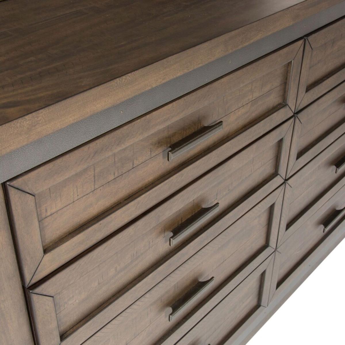Thornwood Hills King Two Sided Storage Bed, Dresser & Mirror, Night Stand - Image 11