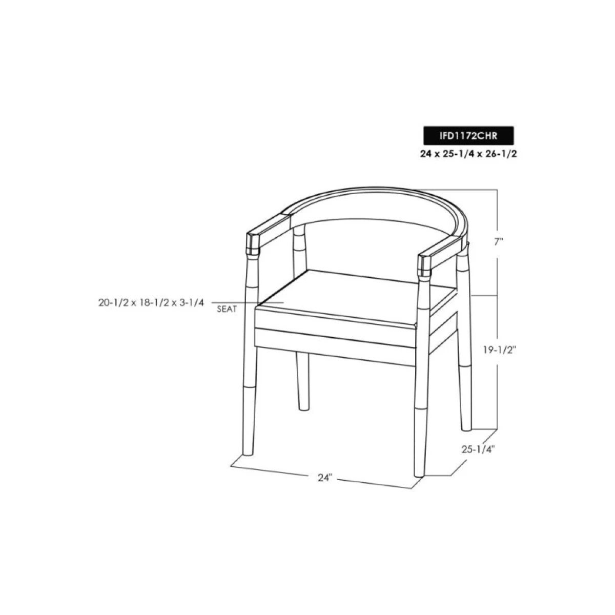 Wooden Chair - Natural Teca - Image 11