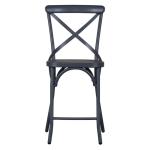 X Back Counter Chair- Navy - Image 4