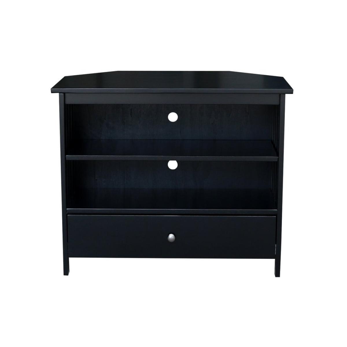 Destinations Collection - Mission Corner TV Stand in Black - Image 4