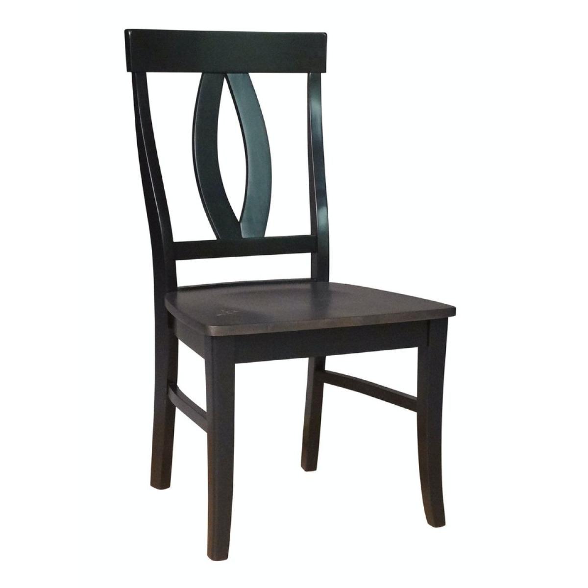 Cosmopolitan Collection - Verona Chair in Coal & Black - Image 2