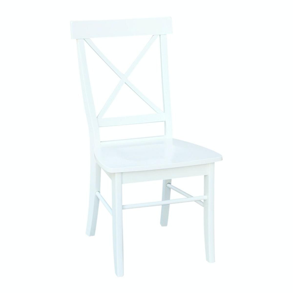 Hampton Collection - X-Back Chair in Pure White - Image 2