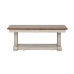 Farmhouse Reimagined Rectangular Cocktail Table - Image 3