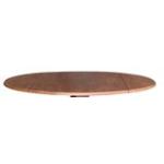 Dining Essentials - Round Drop Leaf Pedestal Table in Bourbon Oak - Image 9