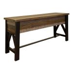 Counter Height Sofa Table - Loft Brown