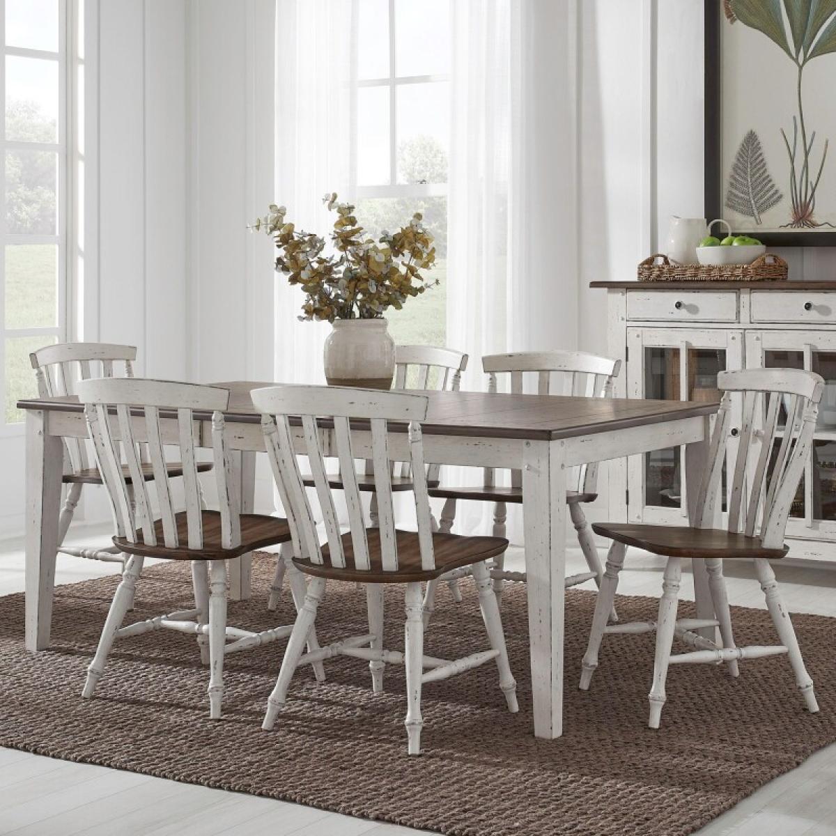 Al Fresco 7 Piece Rectangular Table Set - Image 2