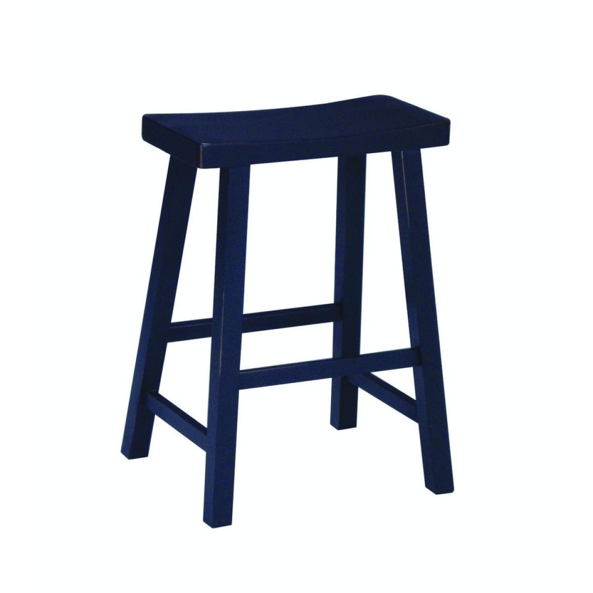 Home Accents - 24''H Saddleseat in Antique Black - Image 2