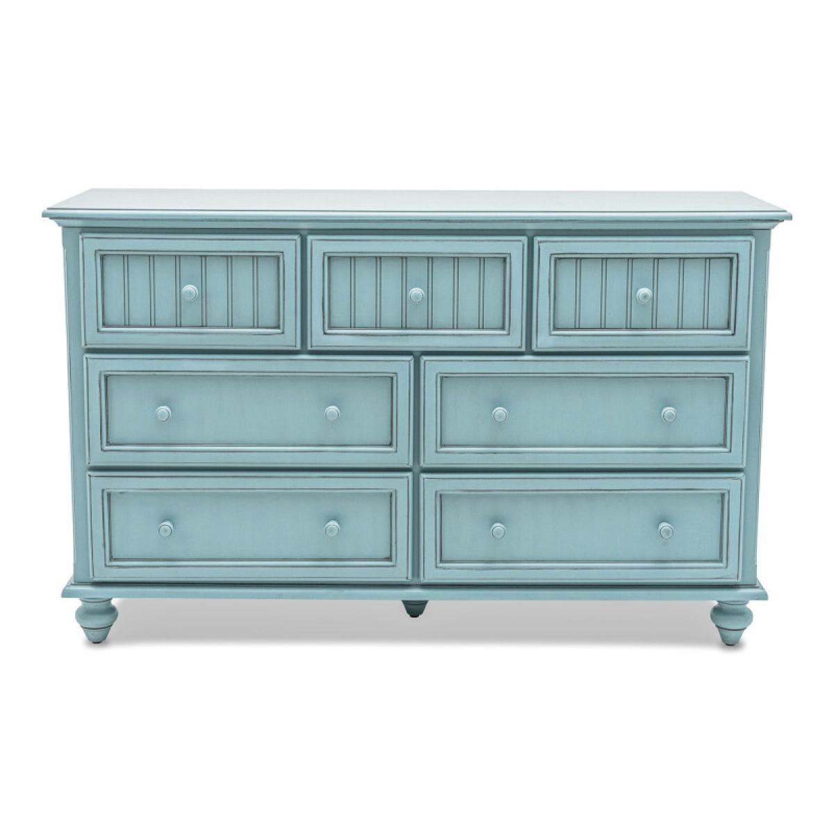 Monaco Bleu 7 Drawer Dresser - Image 4