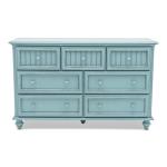 Monaco Bleu 7 Drawer Dresser - Image 4