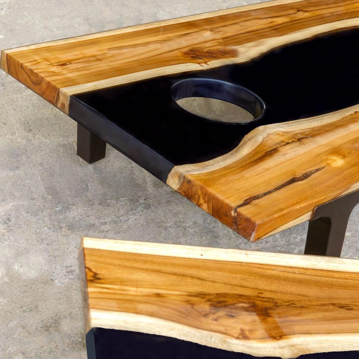 Clearwood Cornhole Game, Black, S/2 - Image 9