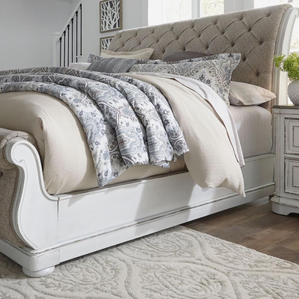 California King Uph Sleigh Bed Rails - Image 2