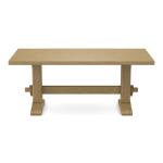 Trestle Solid Table Top w/ Trestle Table Base - T-7236B - Image 5