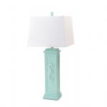 Sea Horse Shutter Table Lamp (Set of 2) - Teal