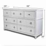 Point Breeze 7 Drawer Dresser - Image 9