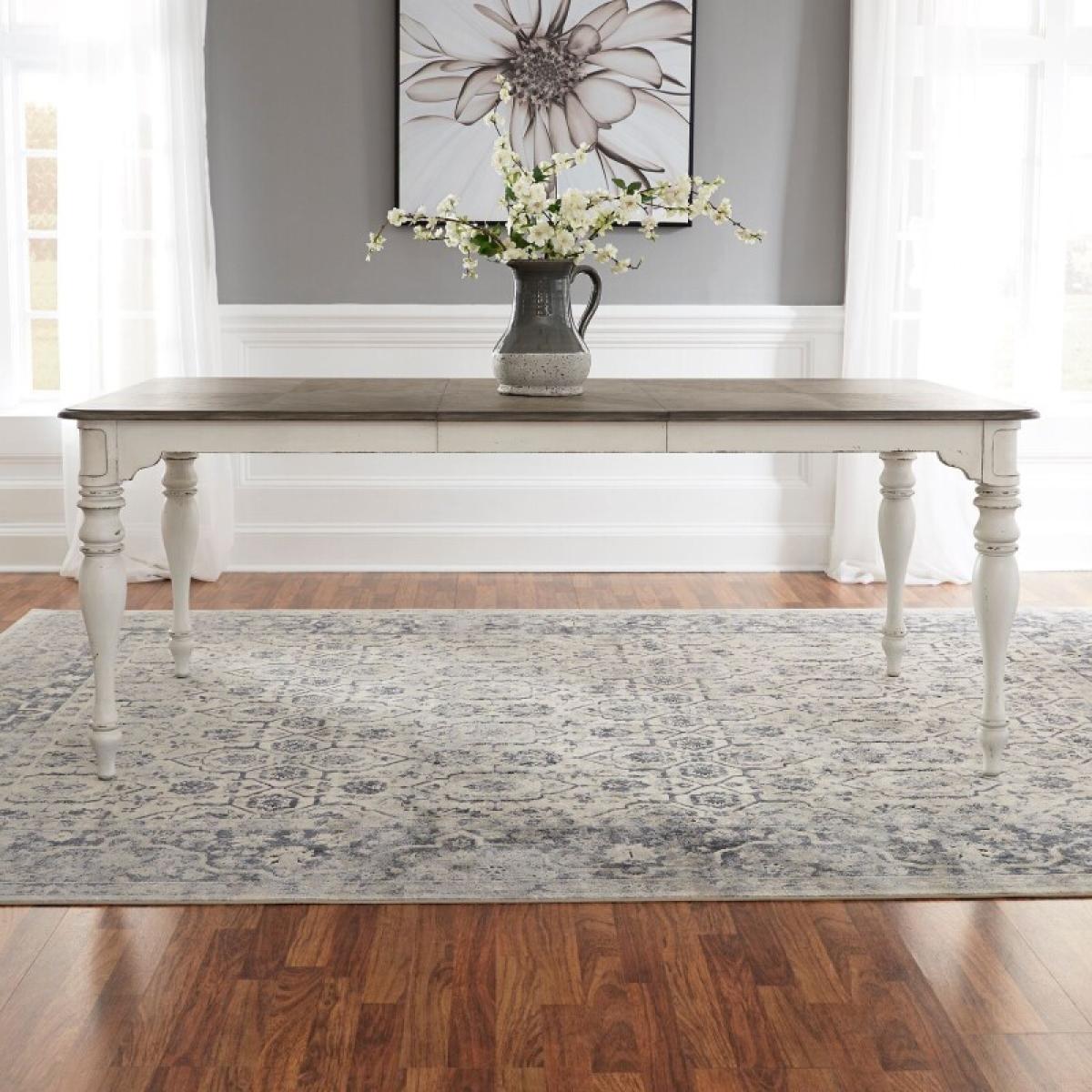 Magnolia Manor 7 Piece Leg Table Set - Image 4