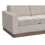 Wooden Frame & Base, Sectional Left-Arm Loveseat - Georgia - Image 4