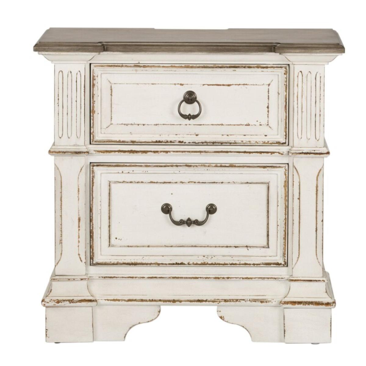 Abbey Park King California Sleigh Bed, Dresser & Mirror, Night Stand - Image 6