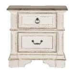 Abbey Park King California Sleigh Bed, Dresser & Mirror, Night Stand - Image 6