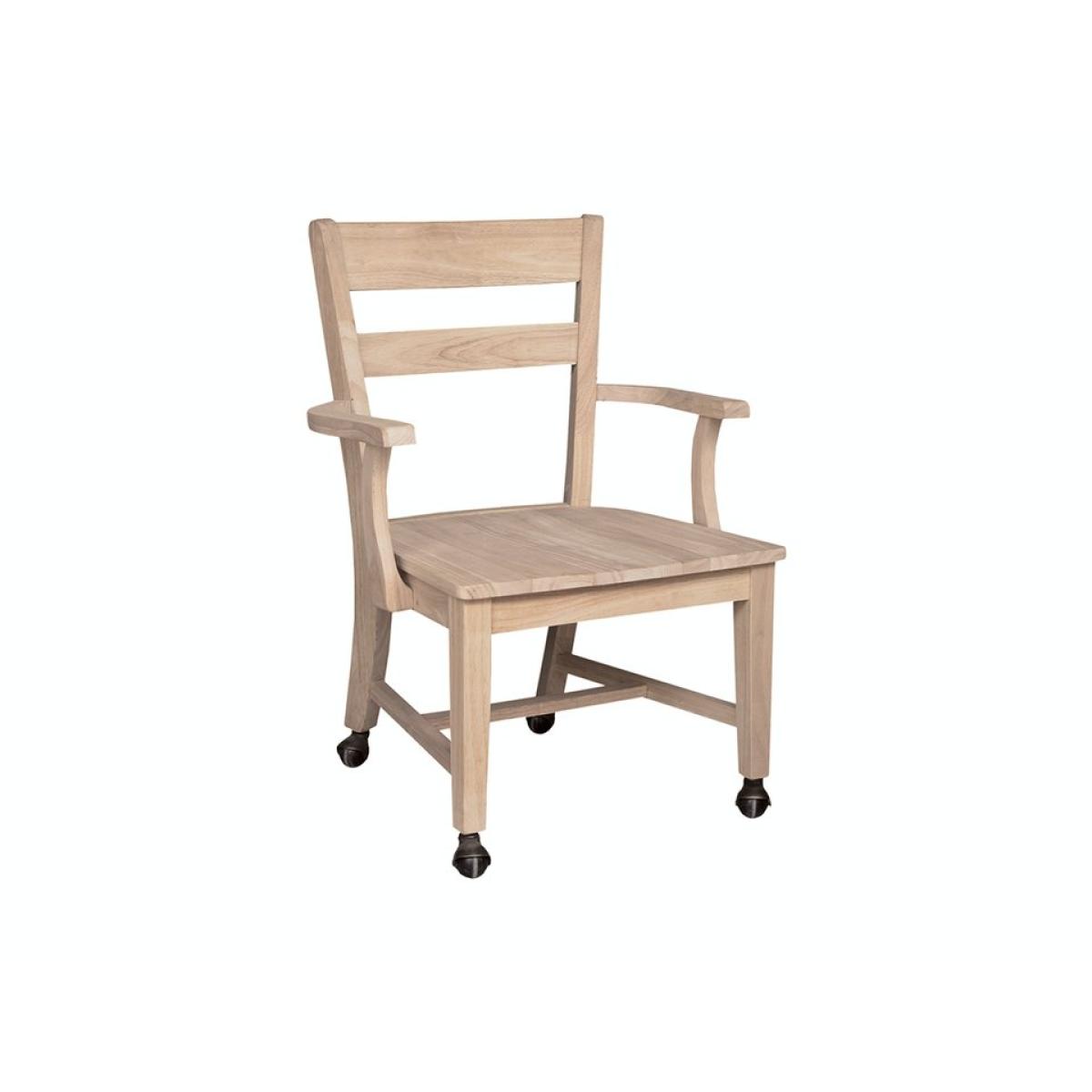 Castor Dining Chair on wheels - Image 2