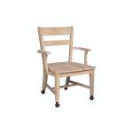 Castor Dining Chair on wheels