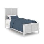 Tykes Bedroom - Chalk & White High Tide 90° Twin Bed - BD128-1201TF - Image 7