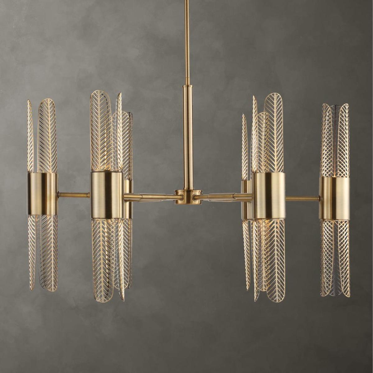 Cret, 12 Lt Chandelier - Image 3