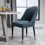 Brie Armless Chair, Blue, 2 Per Box, Priced Each - Image 4