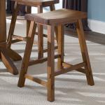 Creations 24 Inch Sawhorse Counter Stool - Tobacco (RTA)