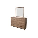 6 Drawer Dresser - Natural Parota - Image 3