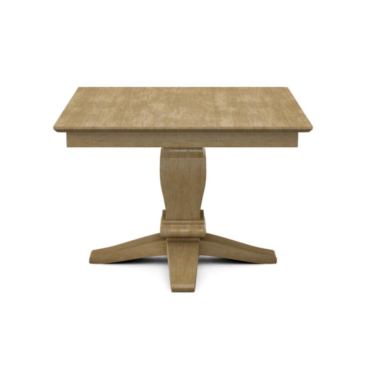 Build Your Own Pedestal Table w/42" Square Top w. Reverse Bevel Edge - Image 14