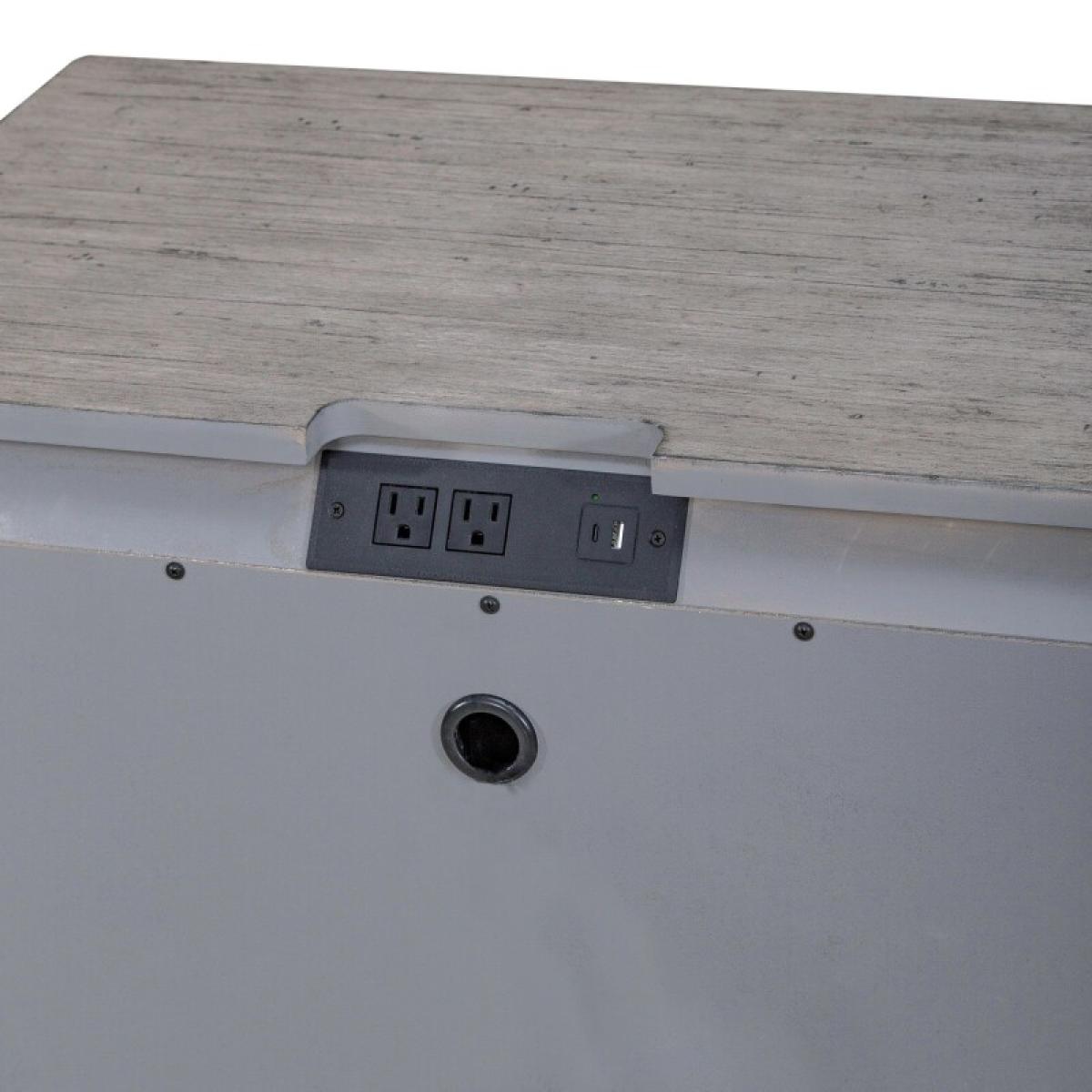 Big Valley 2 Drawer Night Stand w/ Charging Station - Image 11