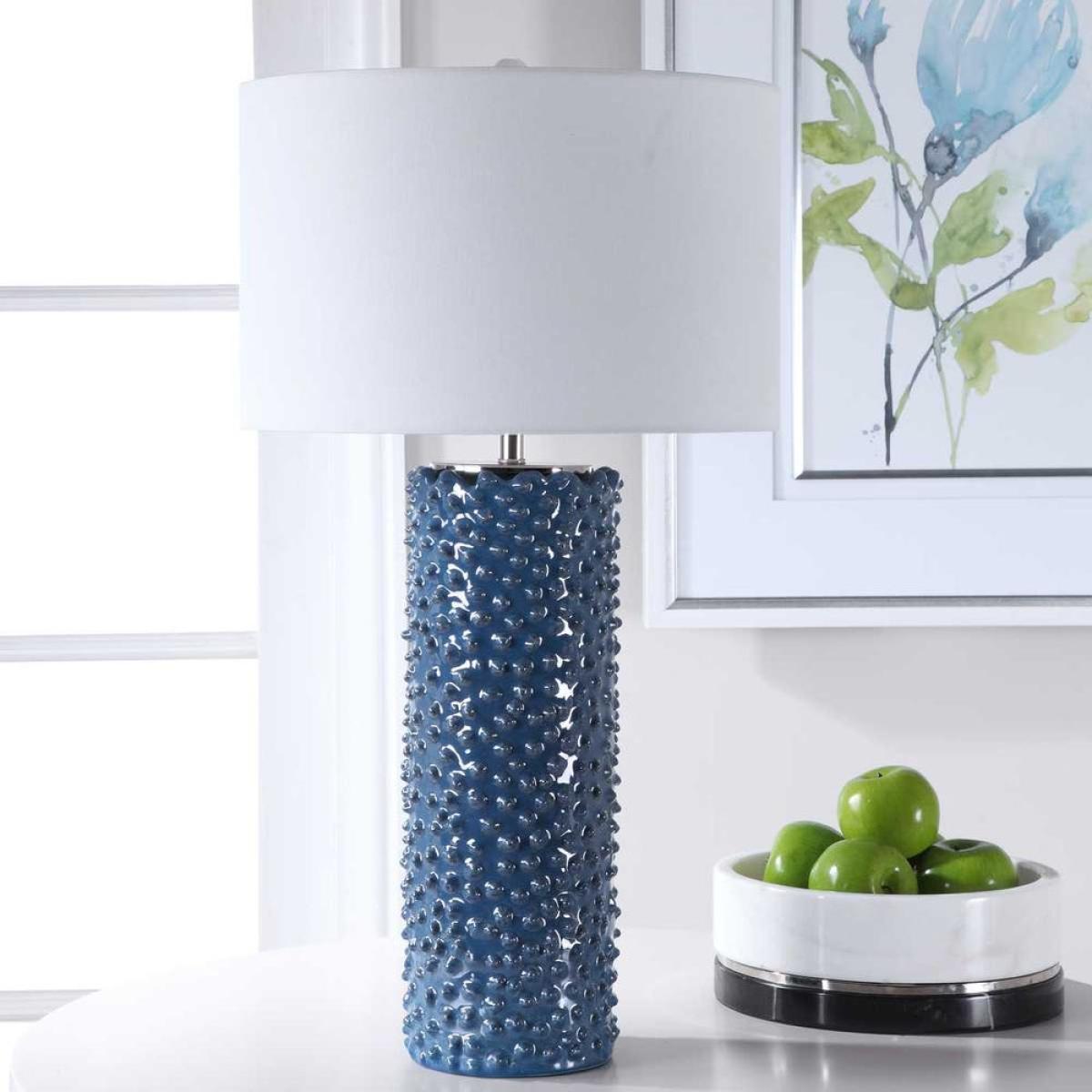 Ciji Table Lamp, Blue - Image 8