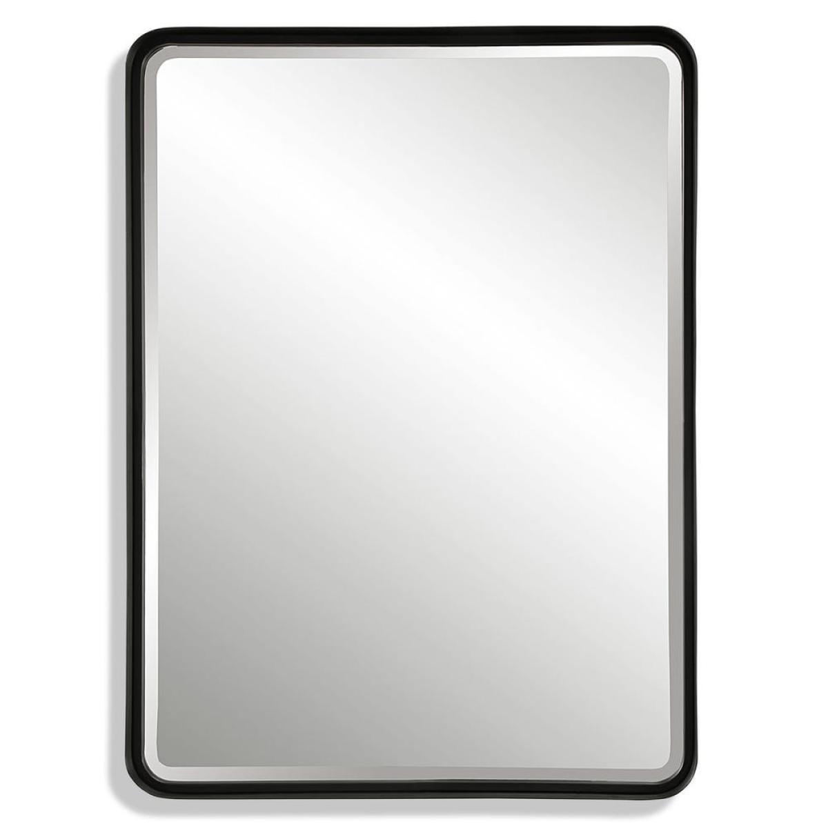 Crofton Large Mirror, Black - Image 2