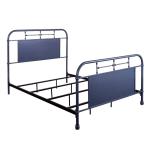 Vintage Series Queen Metal Bed- Navy - Image 3