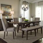 Double Bridge Optional 6 Piece Trestle Table Set