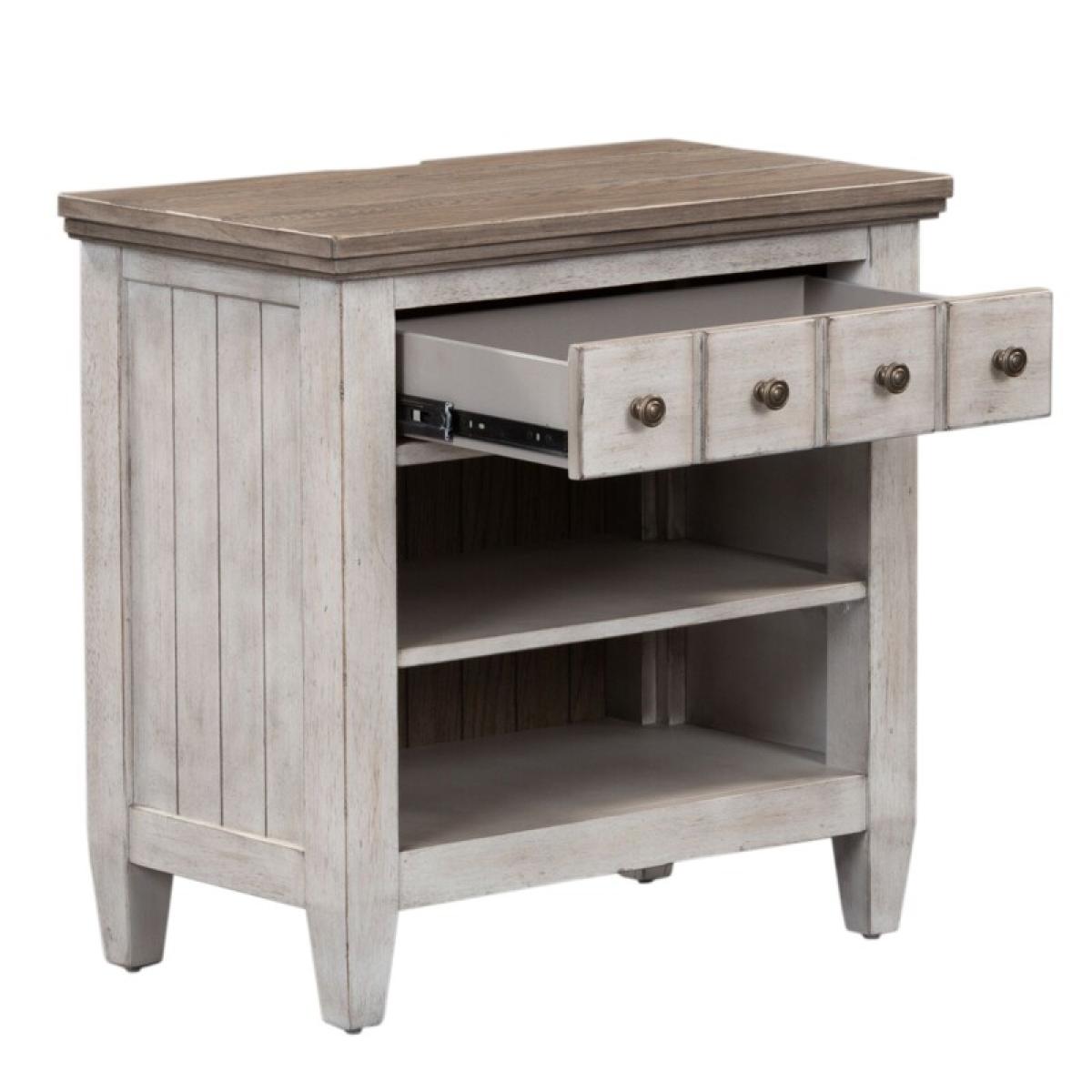 Heartland 1 Drawer Night Stand w/ Charging Station - Image 8