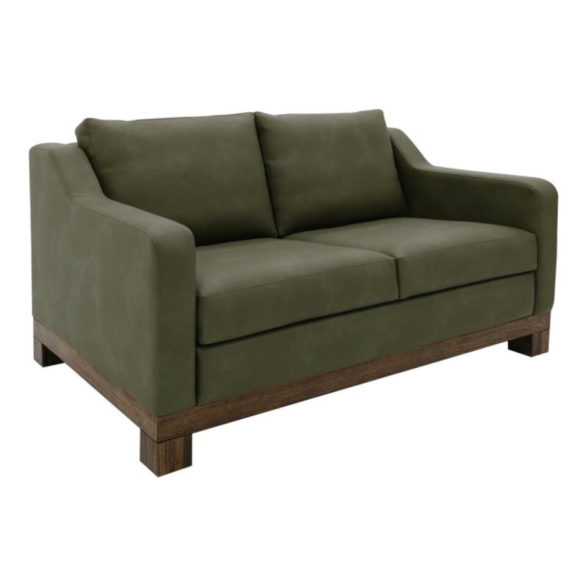Wooden Frame & Base, Loveseat - Natural Teca - Image 2