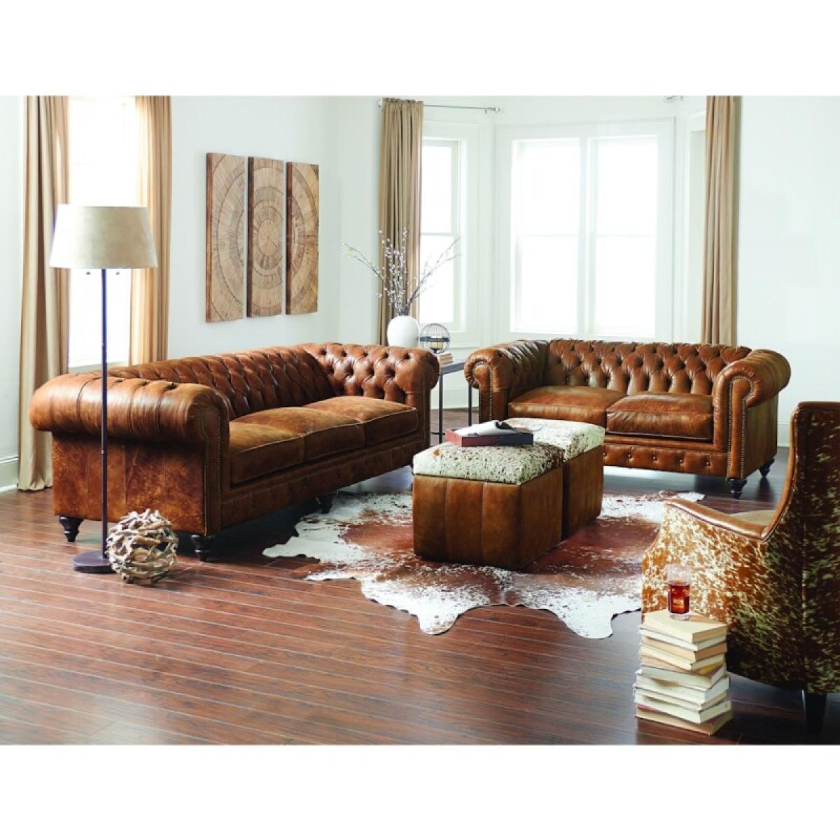 Rondell Leather Loveseat - Image 3